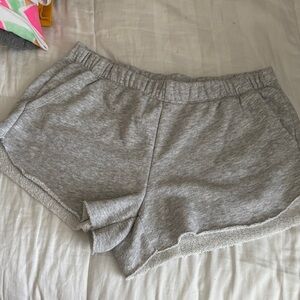 aerie Heather Gray Athletic Lounge Shorts